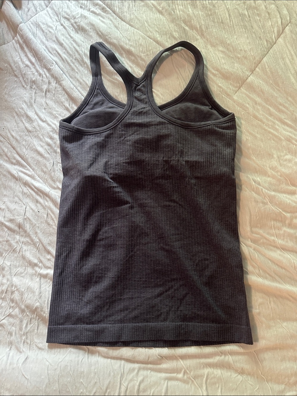 Women’s Lululemon Ebb to Street Racerback Ribbed Tank Top Purple size 6